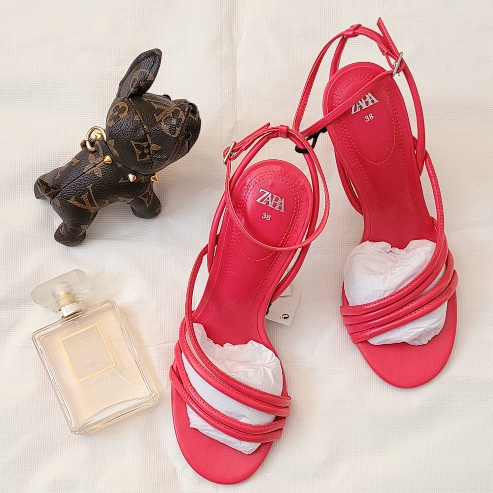 ZARA red dynamite heels